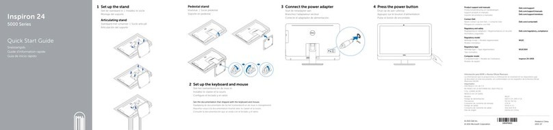 Dell Inspiron 24 5000 Series User manual