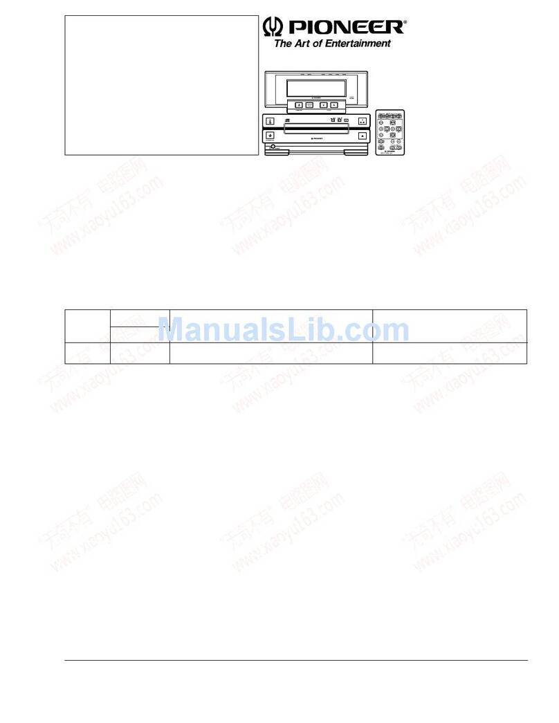 Pioneer XC-L7 Service manual