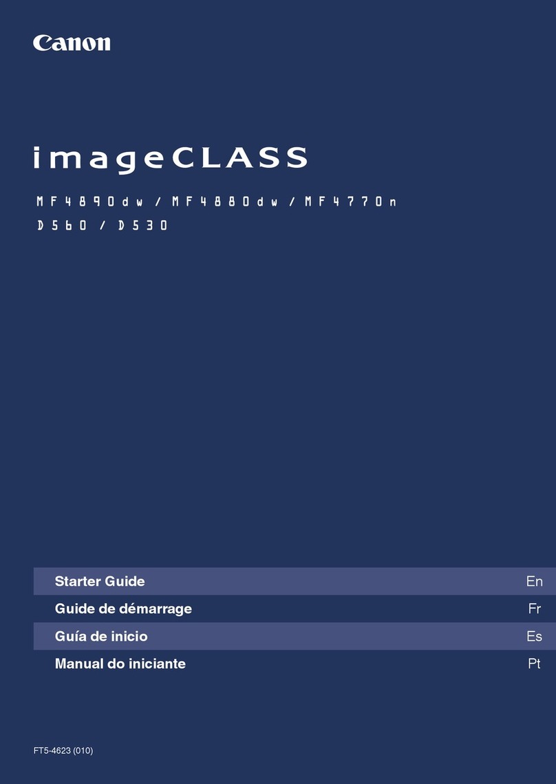 Canon imageCLASS MF4890dw Safety guide