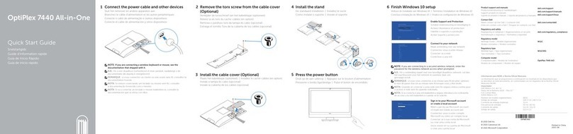 Dell OptiPlex 7440 quick start guide