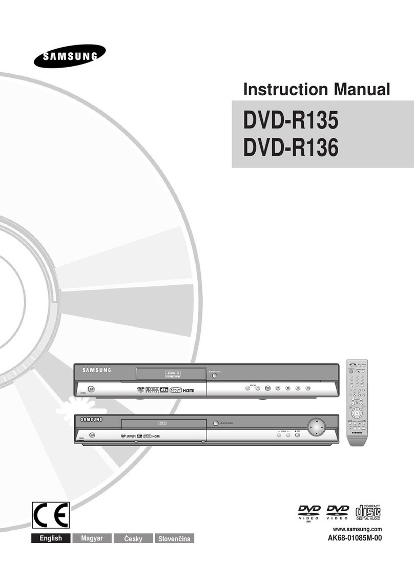 Samsung DVD-R135 instruction manual