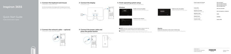 Dell Inspiron 3655 User manual