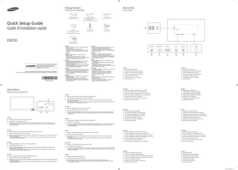 Samsung DB22D User manual