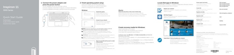 Dell Inspiron 11 3000 Series User manual