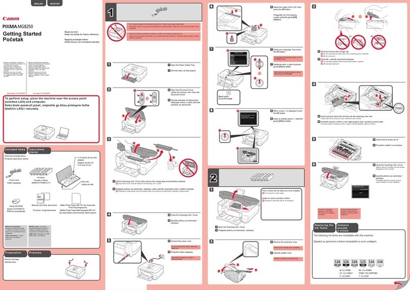 Canon PIXMA MG8250 User manual Canon PIXMA MG8250 User manual