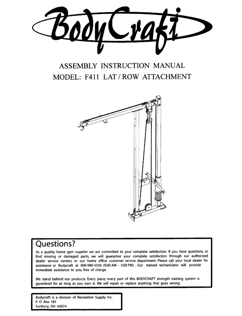 Body Craft F411 user manual