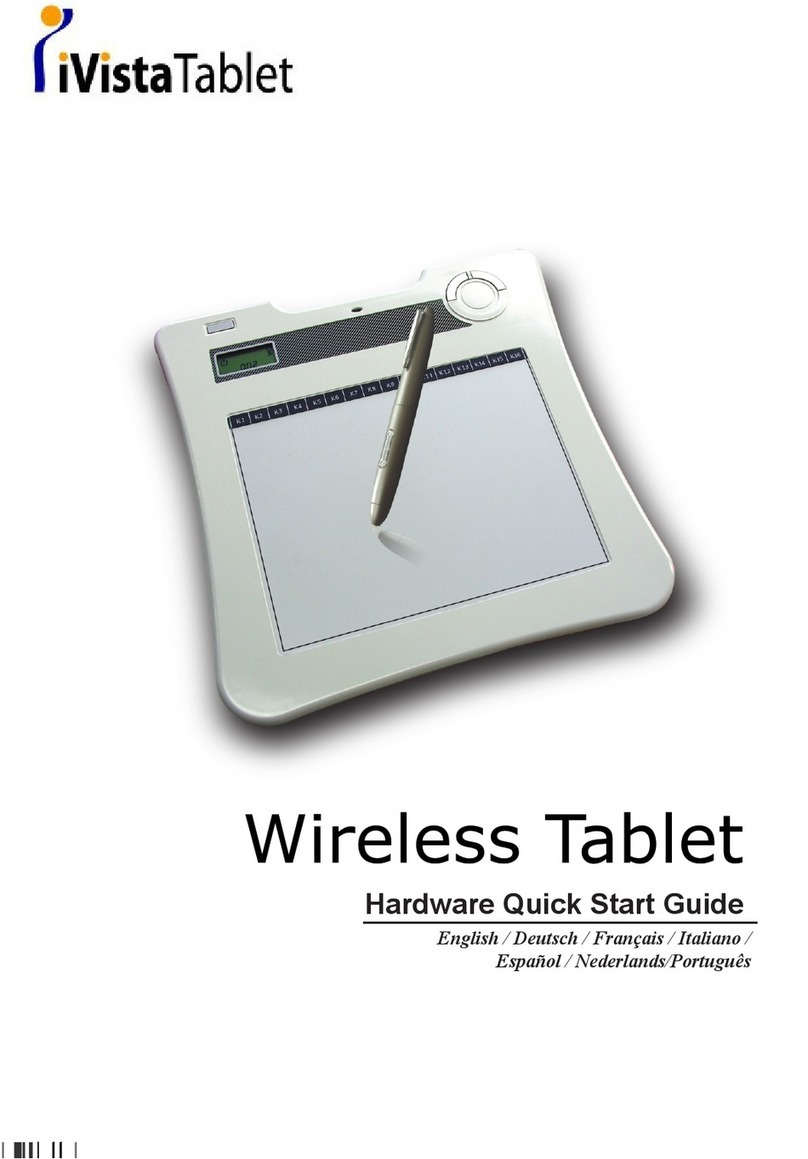 iVistaTablet WIRELESS TABLET User manual