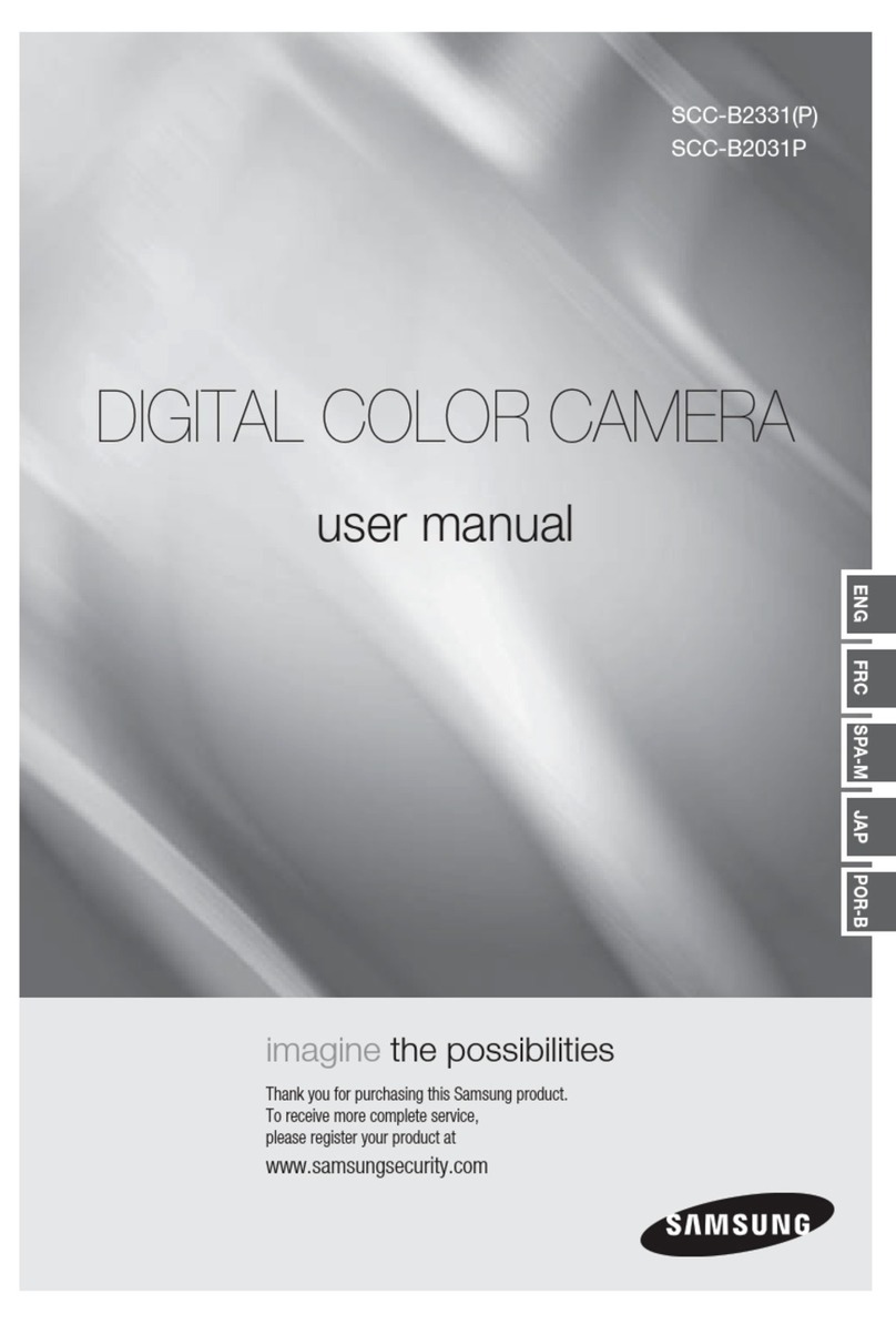 Samsung SCC-B2331 User manual Samsung SCC-B2331 User manual