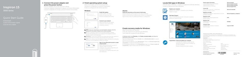 Dell Inspiron 15 3000 Series User manual