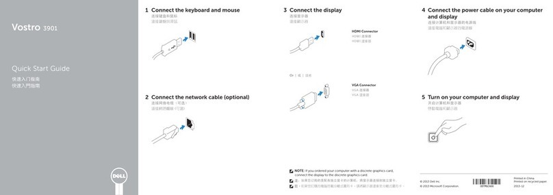 Dell Vostro 3901 User manual