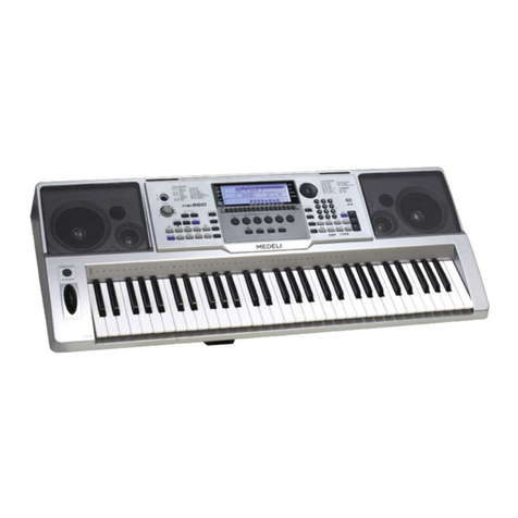 Medeli MC 860 instruction manual
