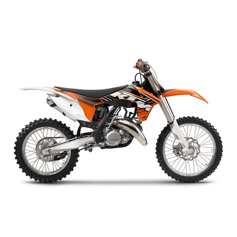 KTM 125 SX owner's manual