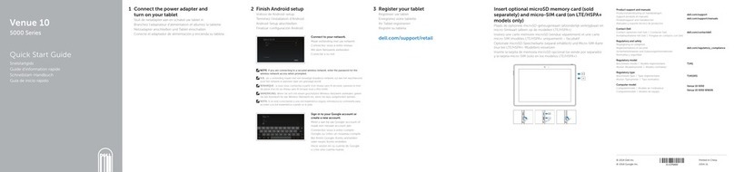 Dell Venue 10 5000 Series User manual
