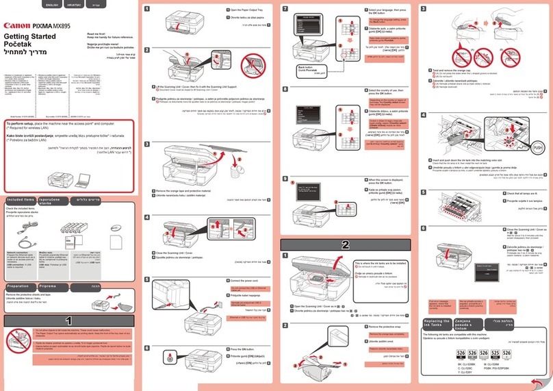 Canon PIXMA MX895 User manual