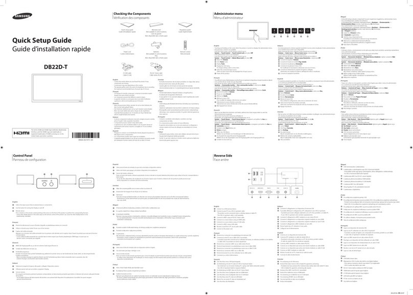 Samsung DB22D-T User manual
