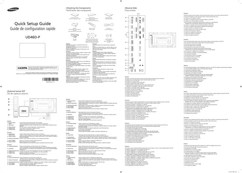 Samsung UD46D-P User manual