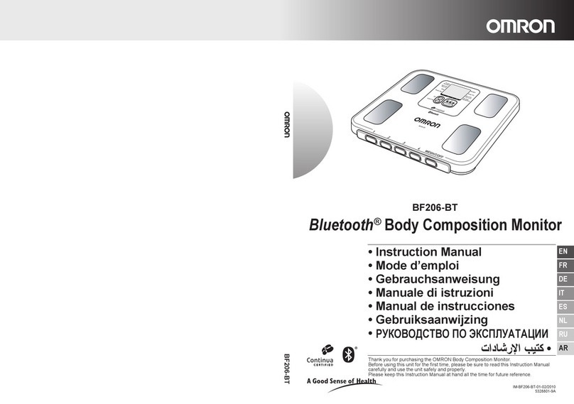 Omron BF206-BT User manual