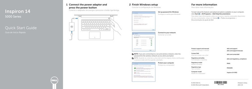 Dell Inspiron 14 5000 Series User manual