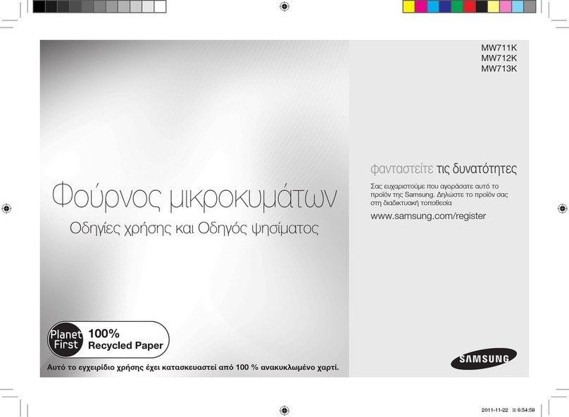 Samsung MW711K Owner's instructions & cooking guide