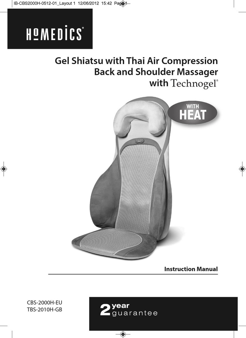HoMedics CBS-2000H-EU instruction manual