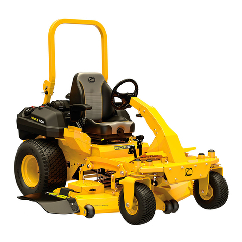 Cub Cadet Pro Z Series 500 Lapbar Operator's manual