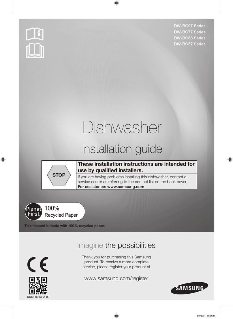 Samsung DW-BG97 Series User manual