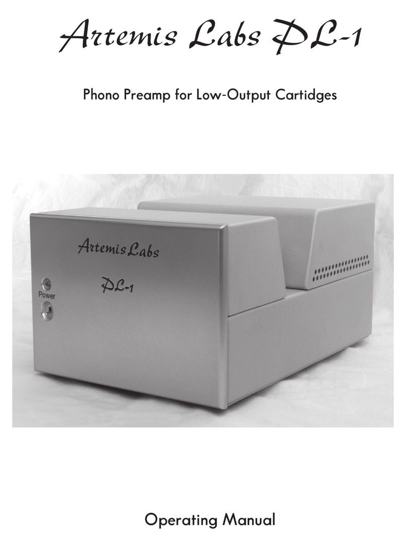 Artemis Labs PL-1 operating manual Artemis Labs PL-1 operating manual