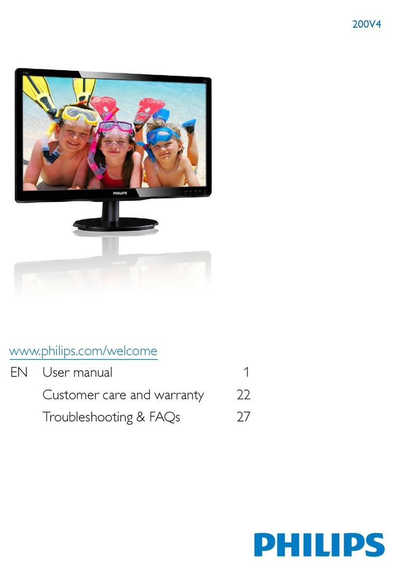 Philips 200V4LSB User manual