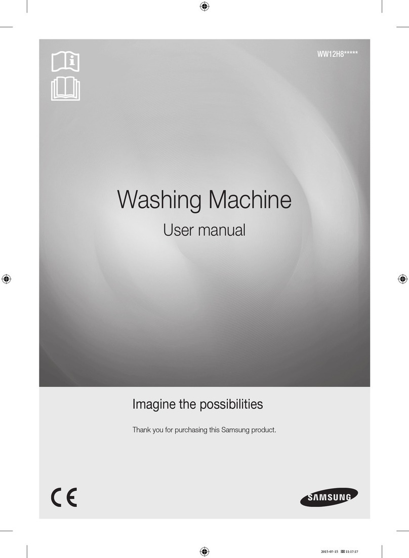 Samsung WW12H8 Series user manual