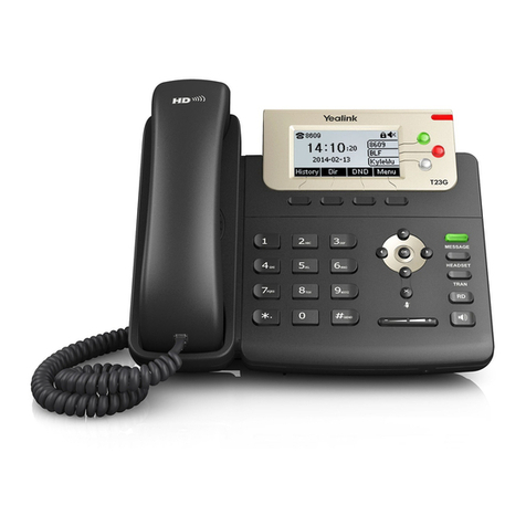 Yealink Yealink SIP-T22P User manual Yealink Yealink SIP-T22P User manual