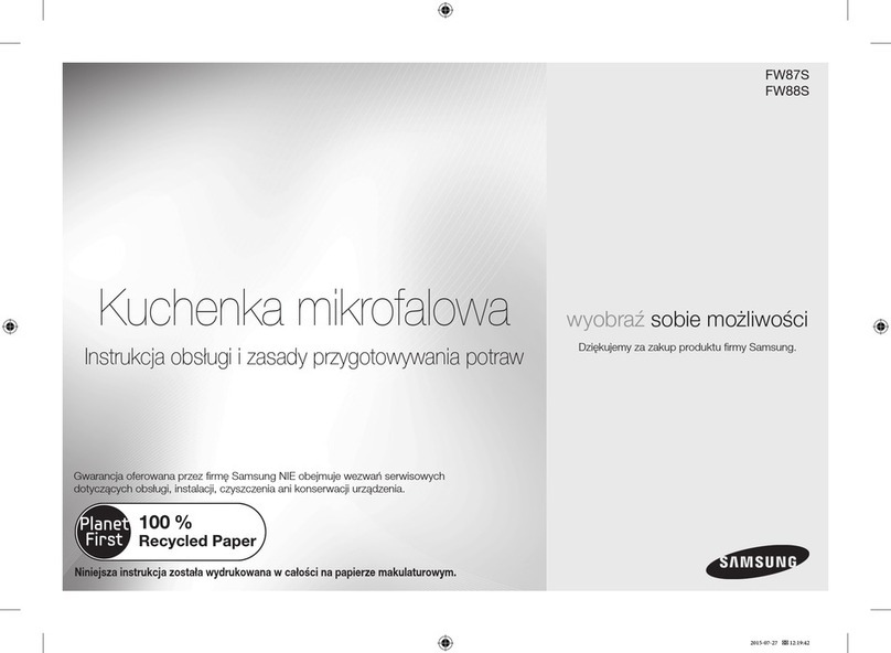 Samsung FW87S Owner's instructions & cooking guide