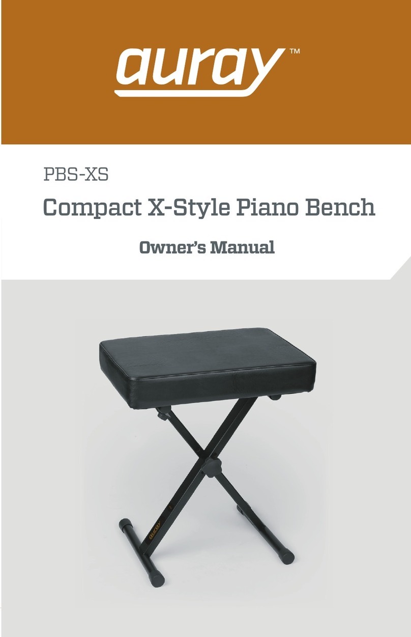 auray PBS-XS owner's manual