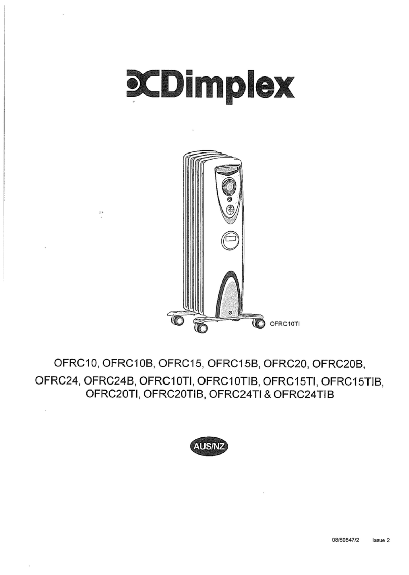 Dimplex OFRC10 User manual
