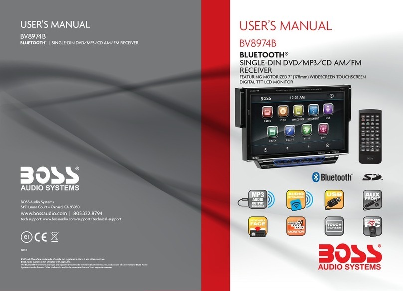 Boss Audio Systems BV8974B user manual