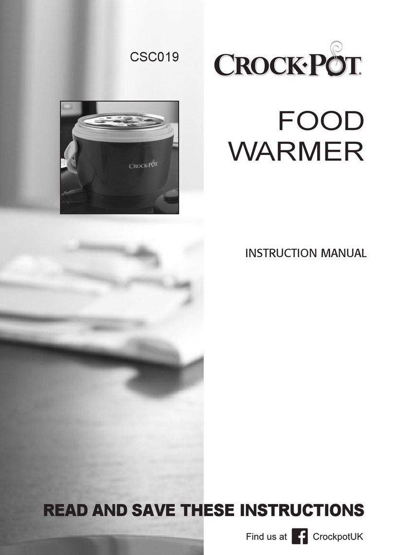 Crock-Pot CSC019 instruction manual
