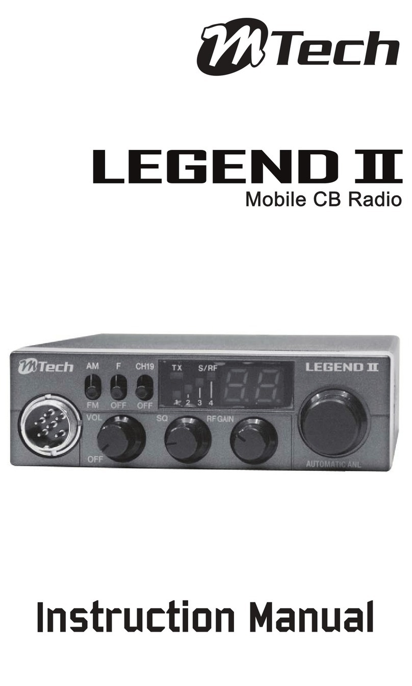 M-tech Legend II instruction manual