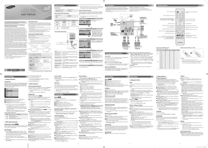 Samsung 6003 User manual