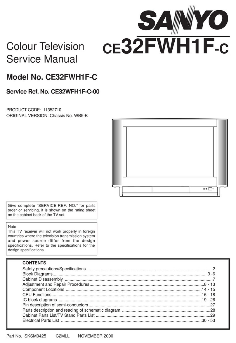 Sanyo CE32FWH1F-C User manual