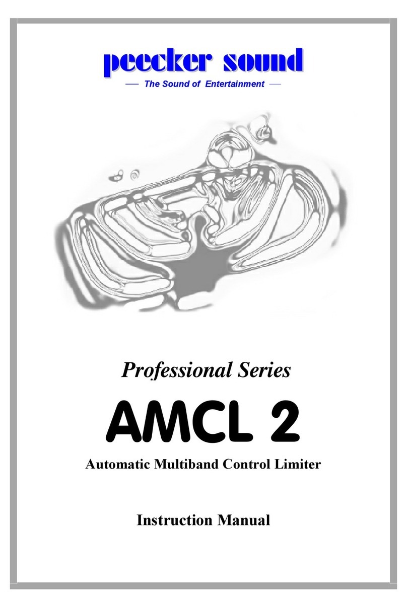 Peecker Sound AMCL2 instruction manual