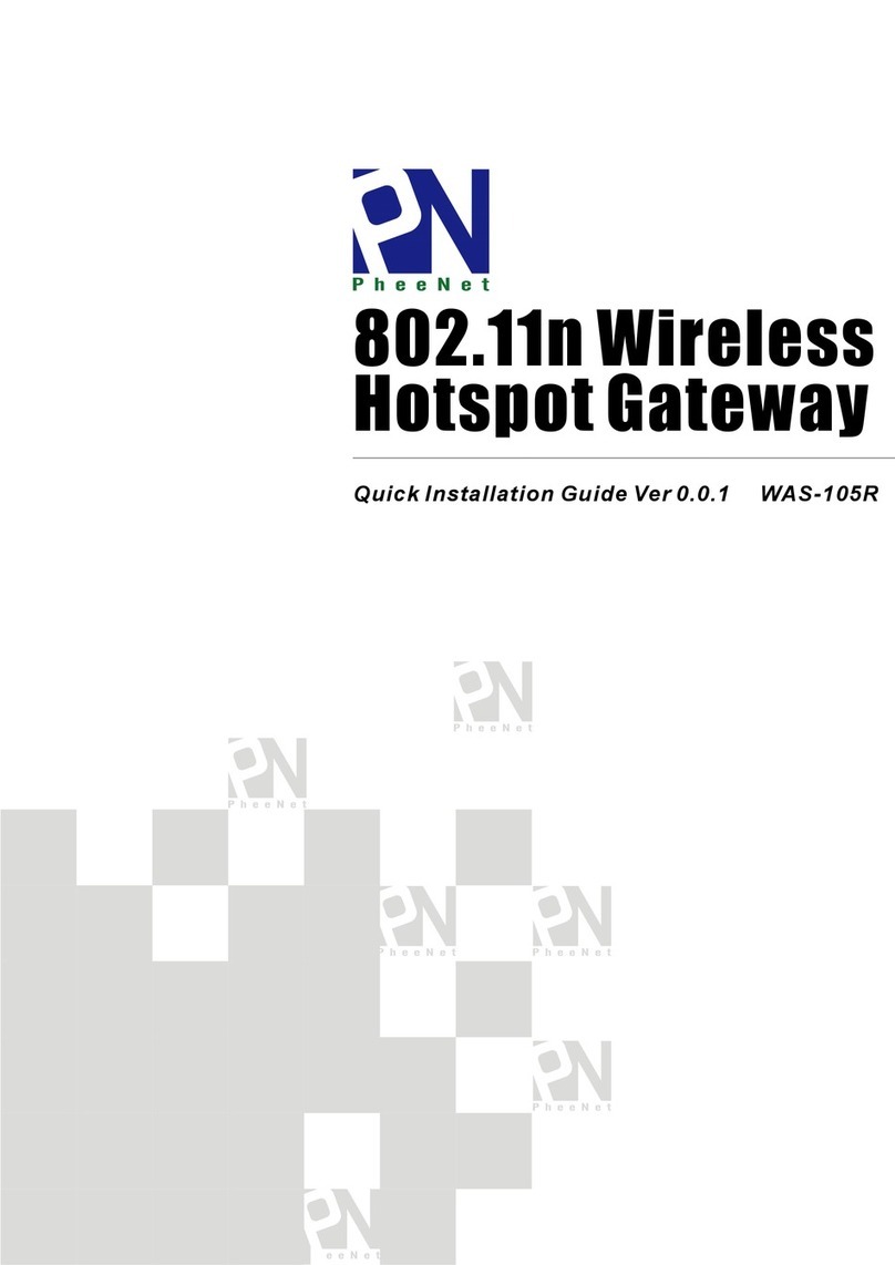 PheeNet WAS-105R User manual