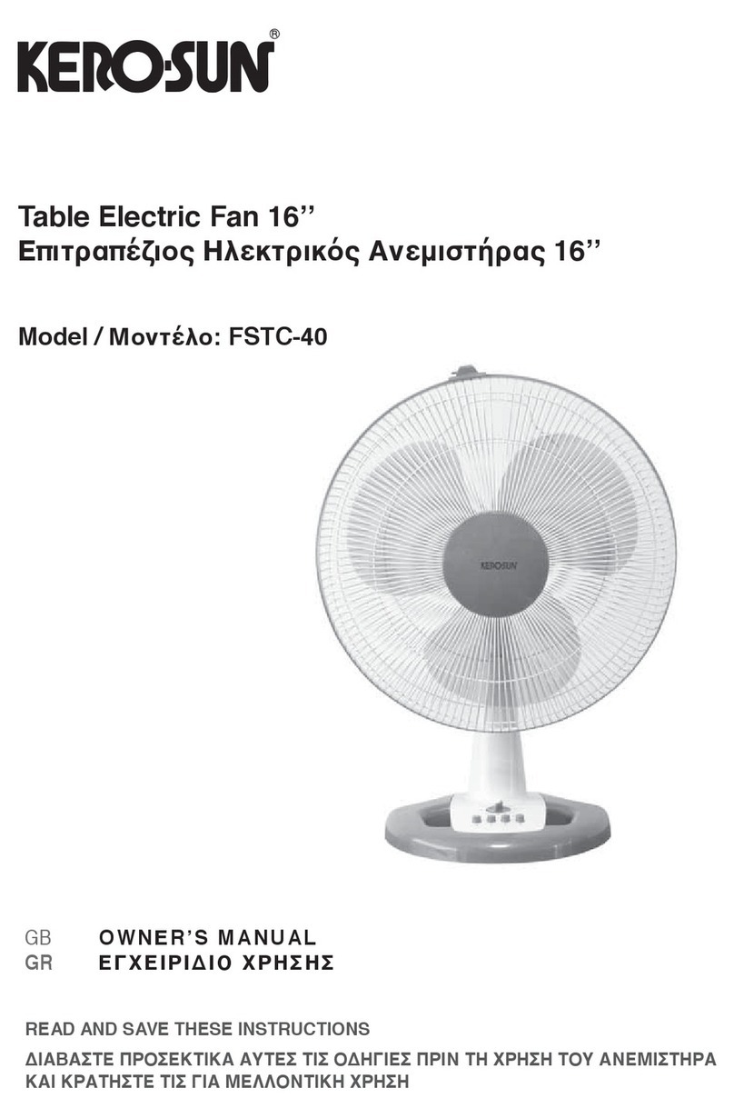 Kero-Sun FSTC-40 owner's manual Kero-Sun FSTC-40 owner's manual