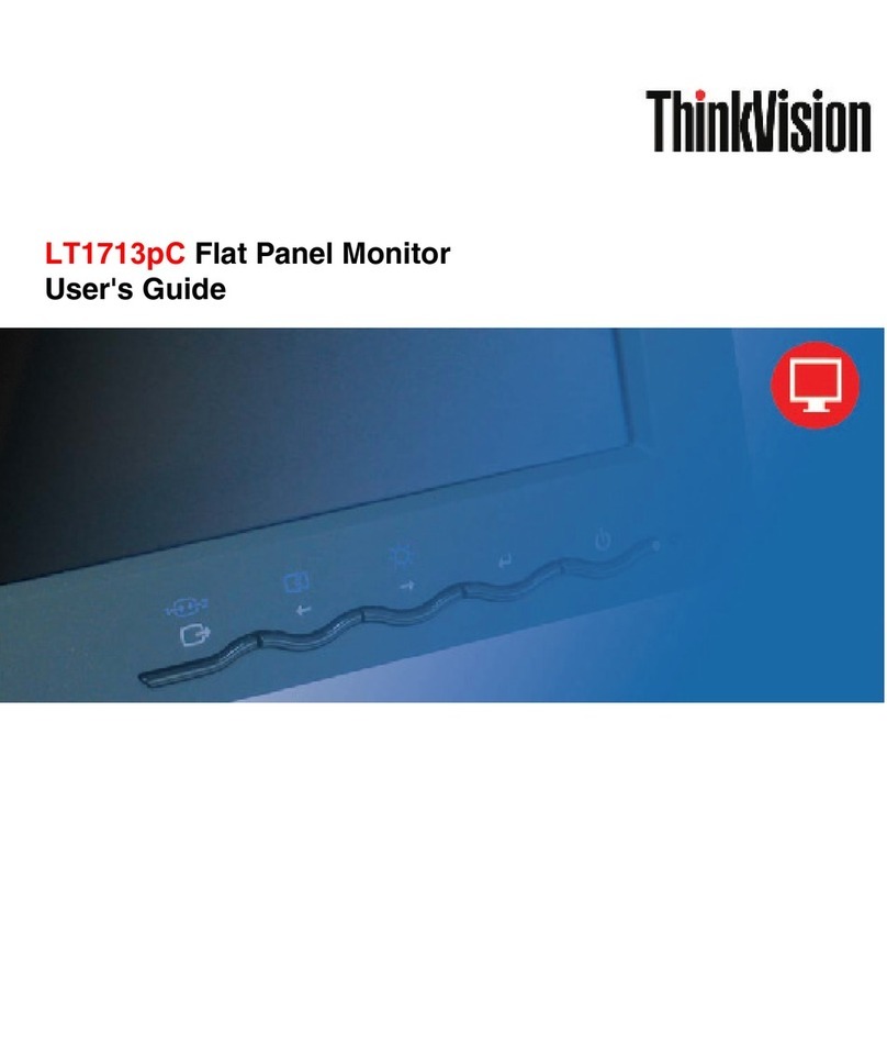 ThinkVision LT1713pC User manual