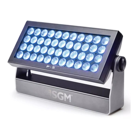 SGM P-5 Wash Light user manual