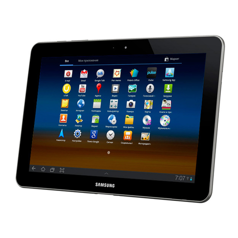 Samsung Galaxy Tab GT-P7500 User manual