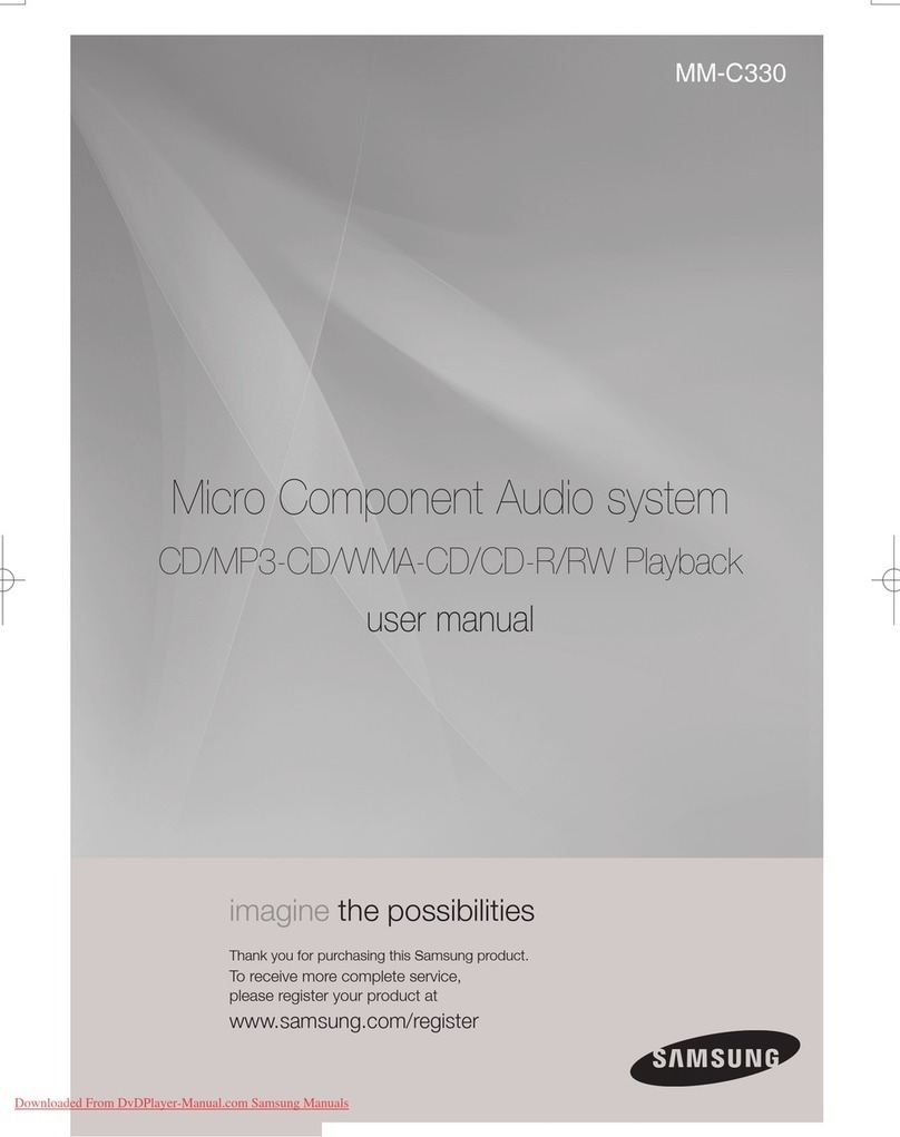 Samsung MM-C330 User manual