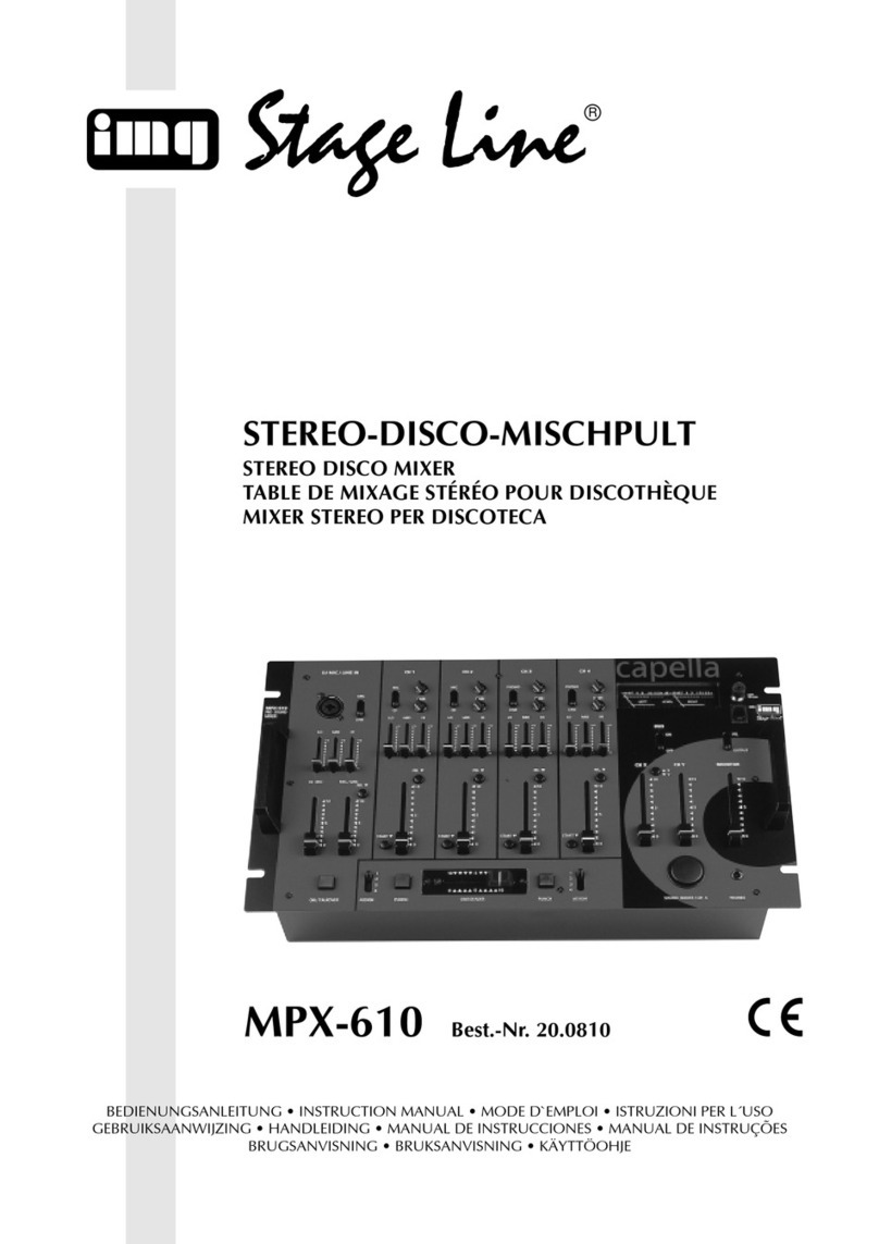 Stageline MPX-610 User manual