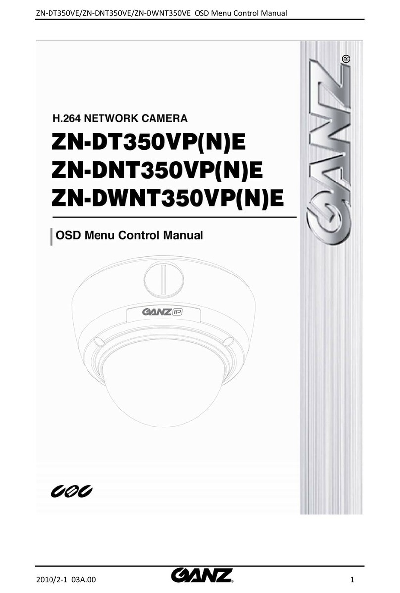 Ganz ZN-DT350VE Use and maintenance manual