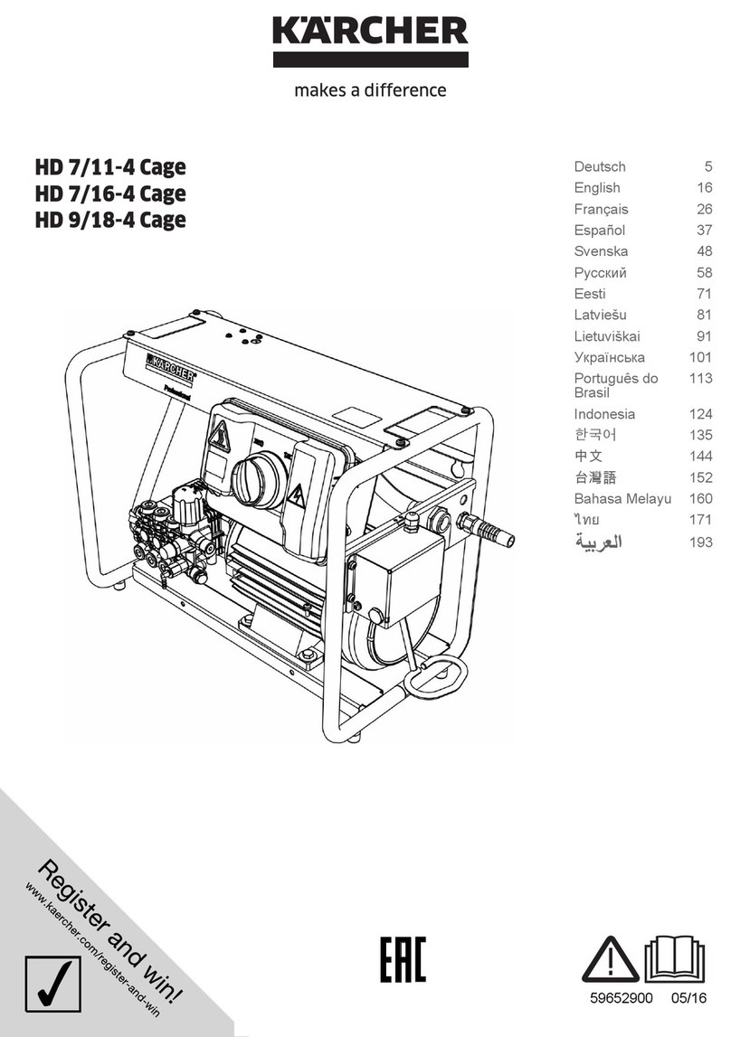Kärcher HD 7/11-4 Cage User manual