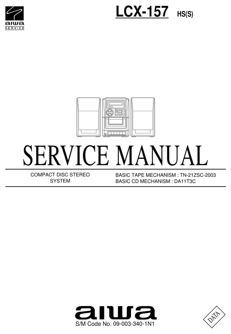 Aiwa LCX-157 Service manual
