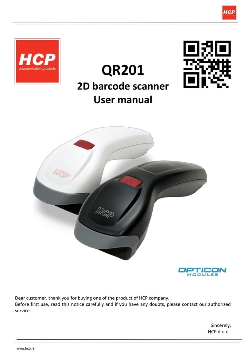 HCP QR201 User manual